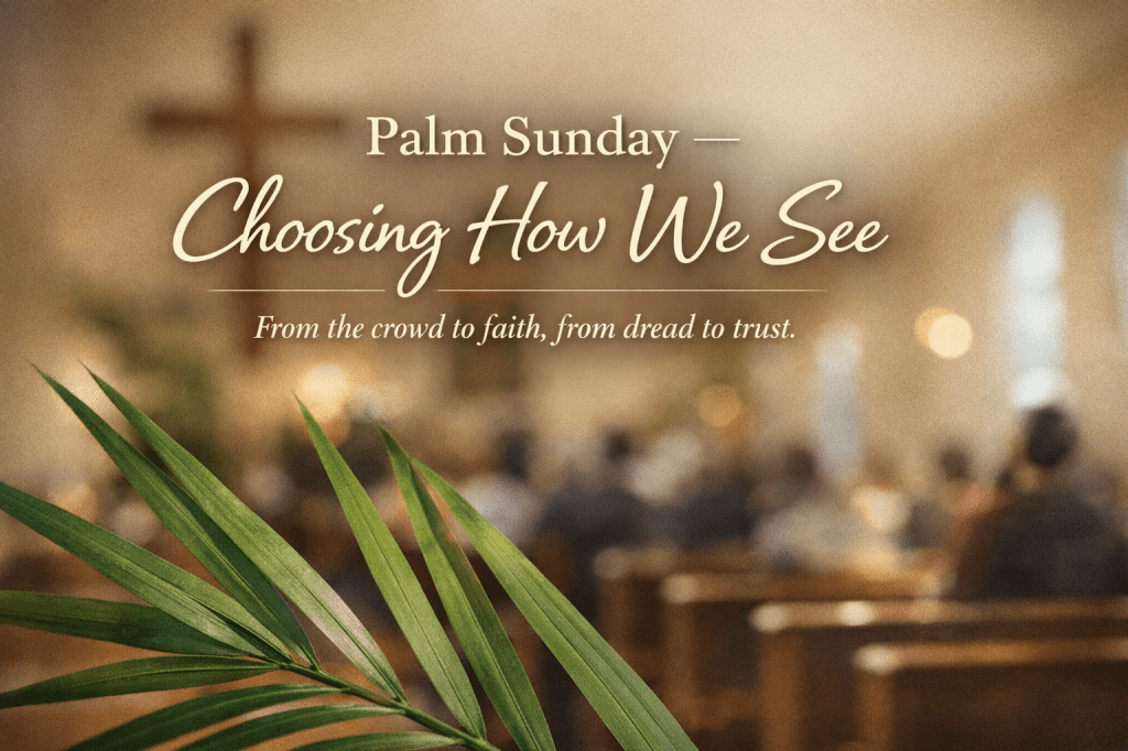 Palm Sunday — Choosing How We See