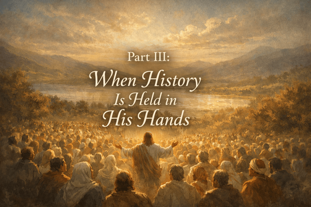 Part III: When History Is Held in His&nbsp;Hands
